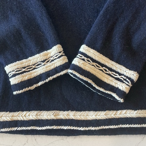 Navy cashmere tunic size small - Picture 3 of 6